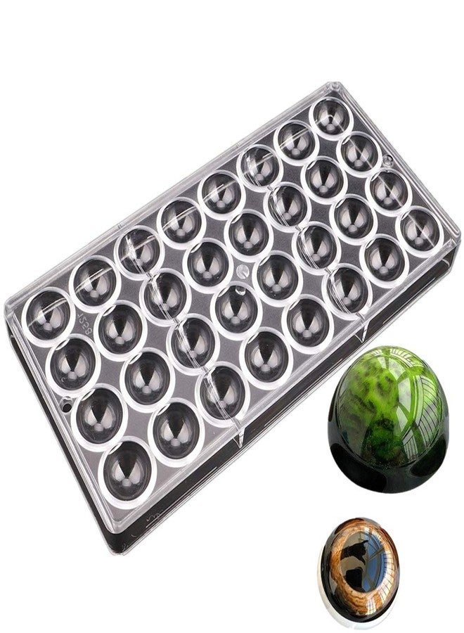 LoBake 32 cavities 2.7cm diameter half ball shape polycarbonate PC chocolate mold starry heven candy making mouls DIY bakery tools - Image 1